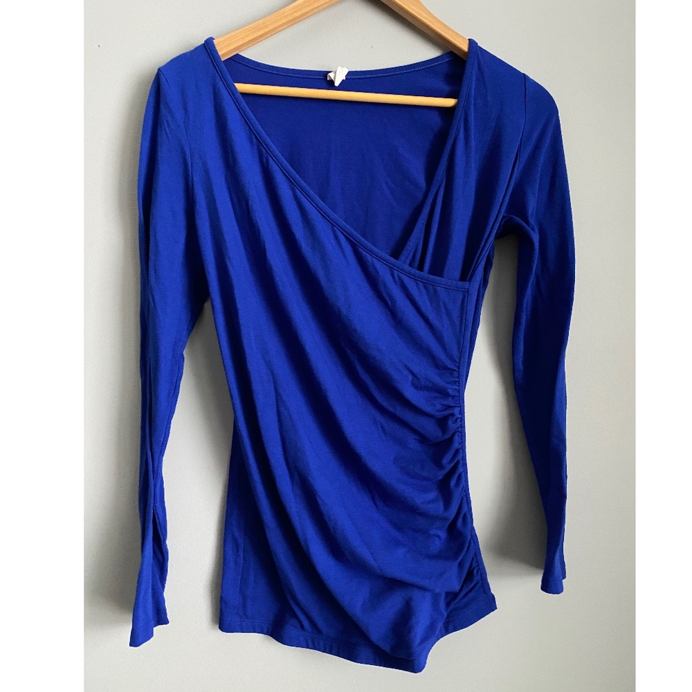 Old Navy Blue Maternity Long Sleeve